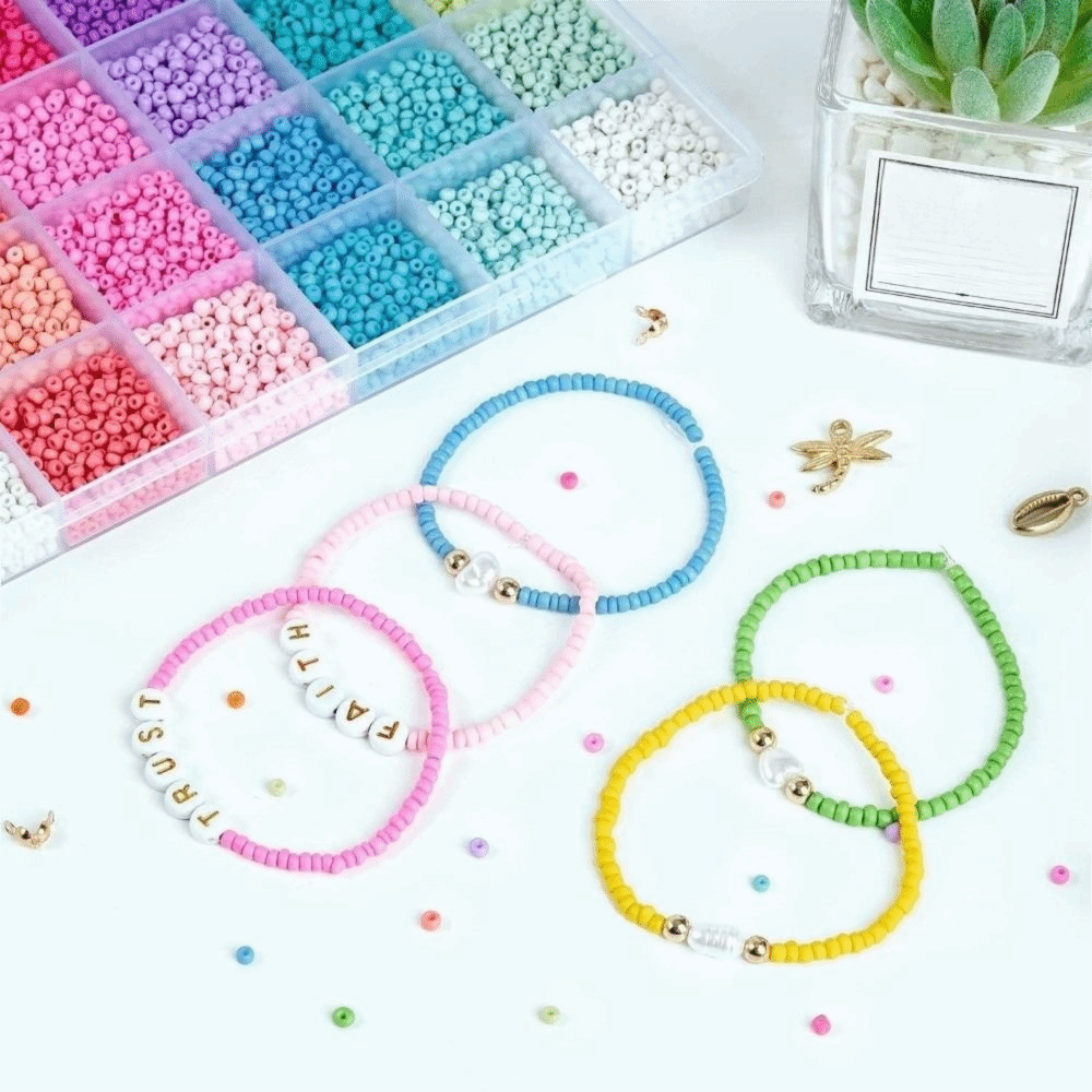 Jewelry Making Kits For Kids - 28+2 Grid Sieradenmaakset DIY Armband Telefoonband