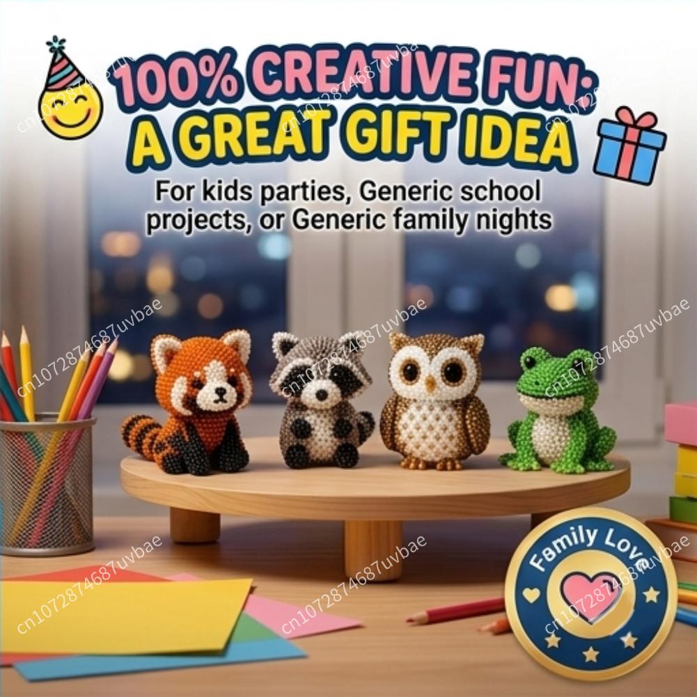 Jewelry Making Kits For Kids - Mini 3D Dierenkraal knutselset Schattige vogel-