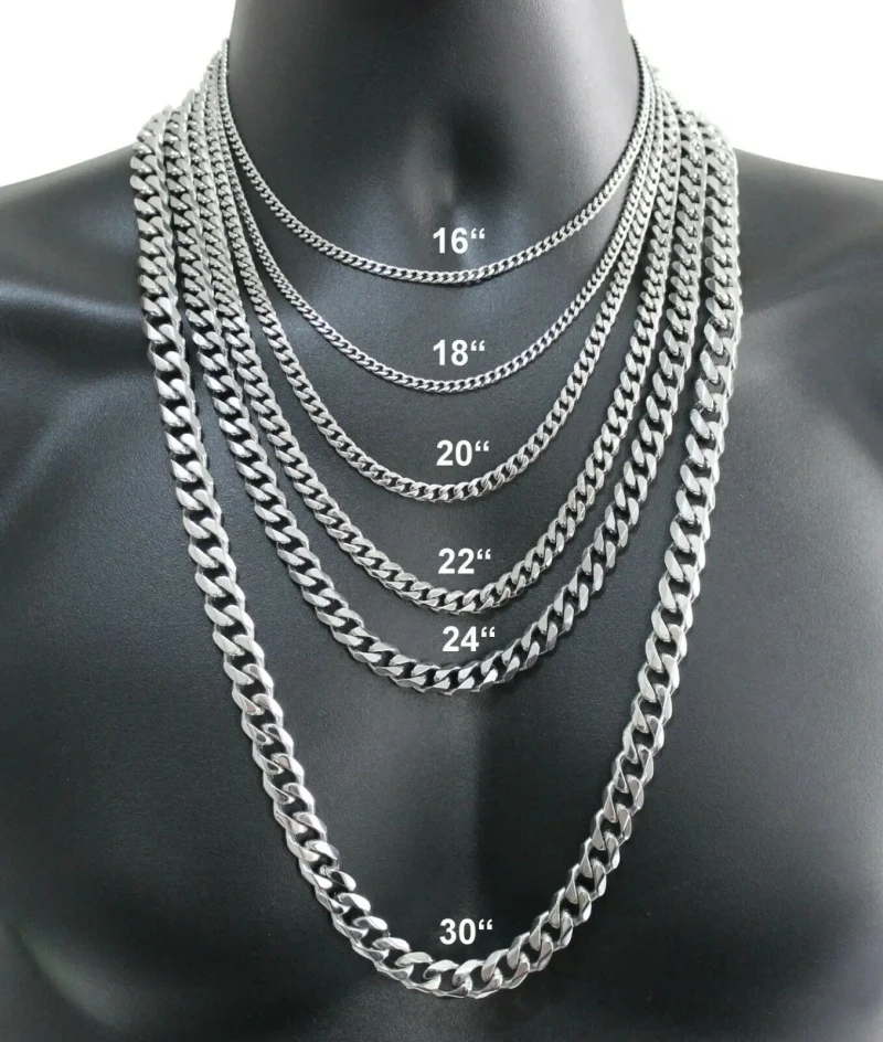 Lobster Clasp Silver - Heren 925 sterling zilveren ketting 2/4/6/8/10/12MM