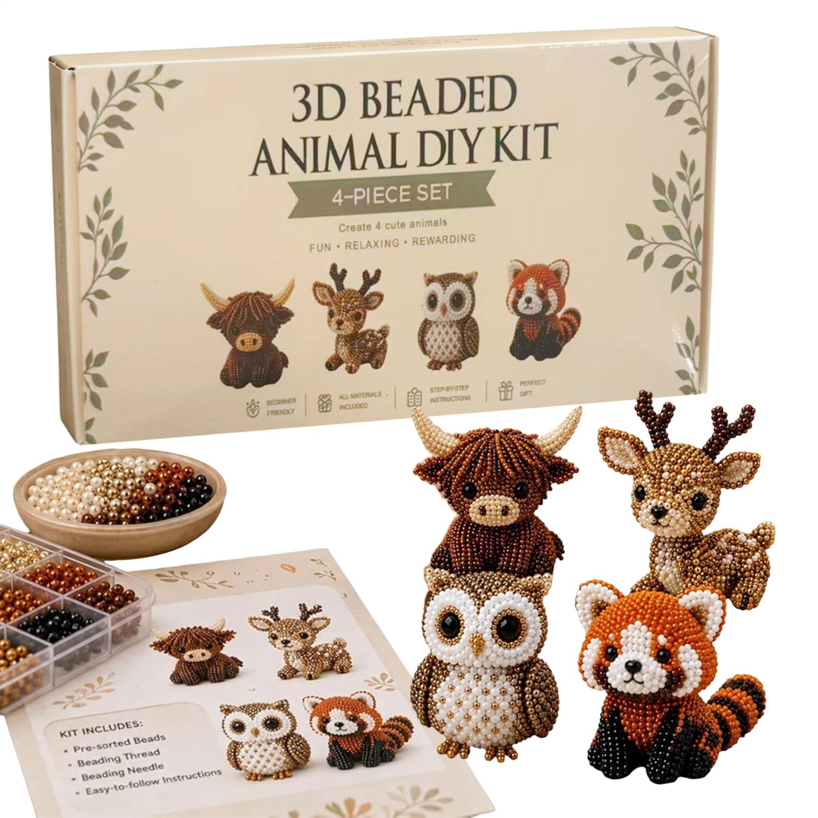 Jewelry Making Kits For Kids - DIY 3D Beaded Animal Kit Handgemaakte