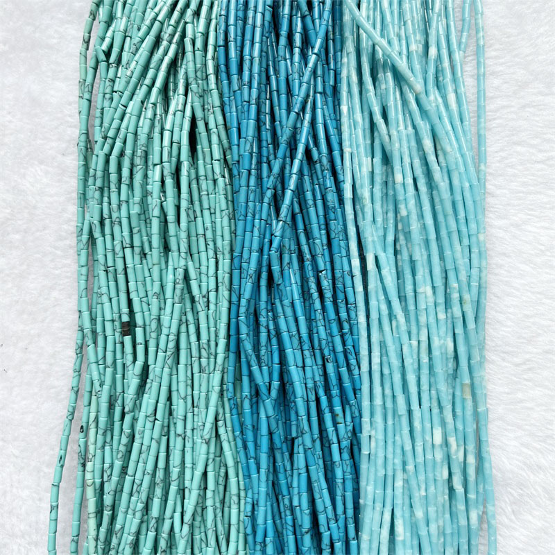 Crimp Bead Tube - 4*2Mm Klein Formaat Natuursteen Ronde Buis