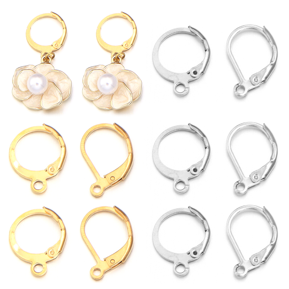 Jewelry Making Designs - 20 stks/partij Rvs Oorhaak Ronde Oorbel