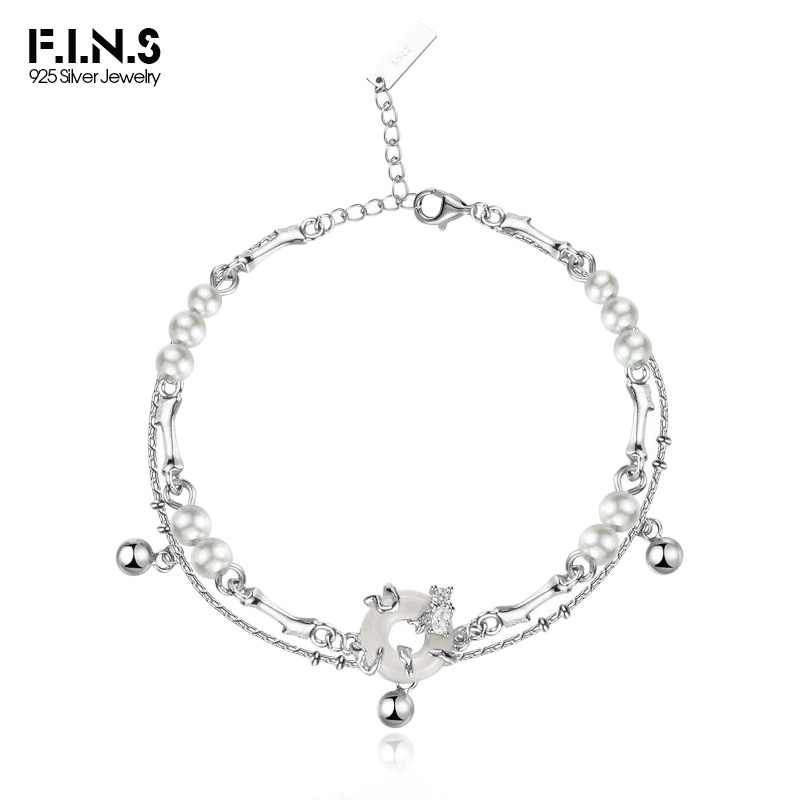 Lobster Clasp Silver - F.i.n.s Chinese Stijl Real S925 Sterling