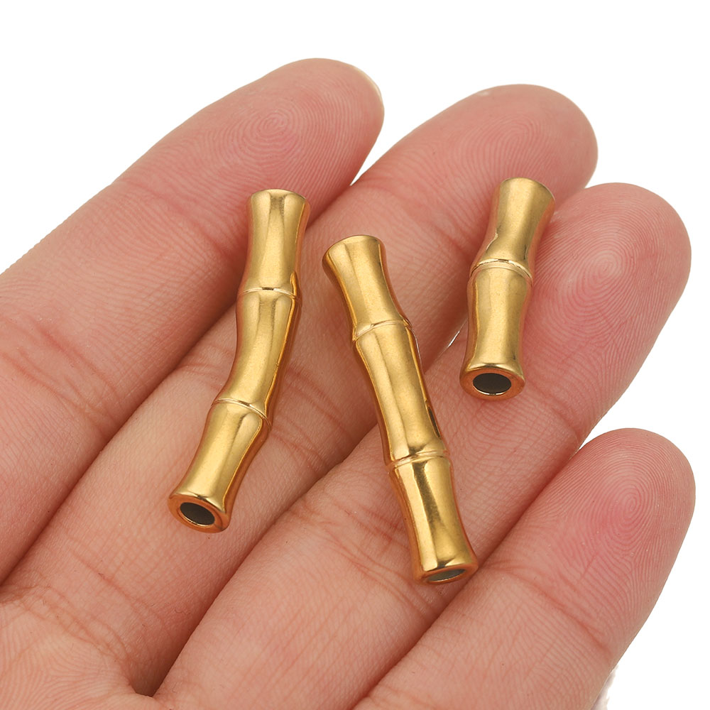Crimp Bead Tube - 5 stuks roestvrijstalen connector gebogen slubbuis