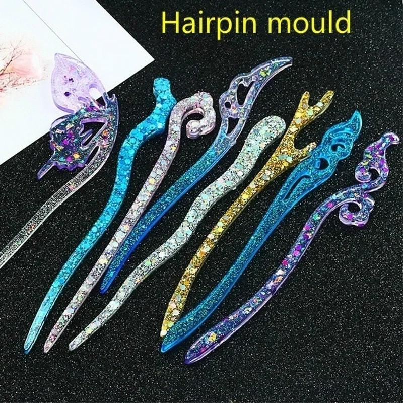 Jewelry Making Factory - Nieuwe transparante haarspeld siliconen speciale mal
