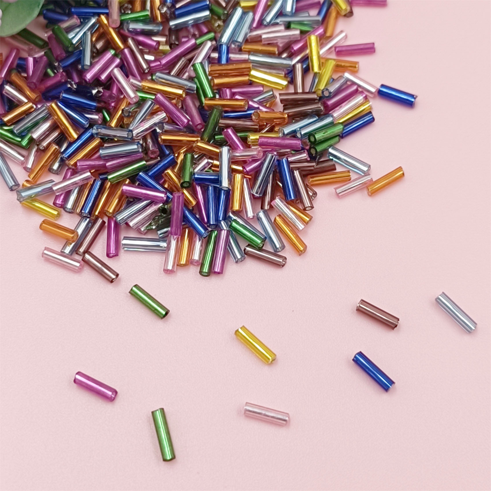 Crimp Bead Tube - 200 Stuks 2*7Mm Glazen Buis Losse