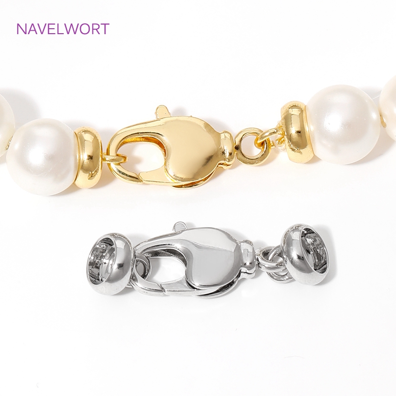 Jewelry Making Items - 18K Vergulde Messing Karabijn Connector, Sieraden