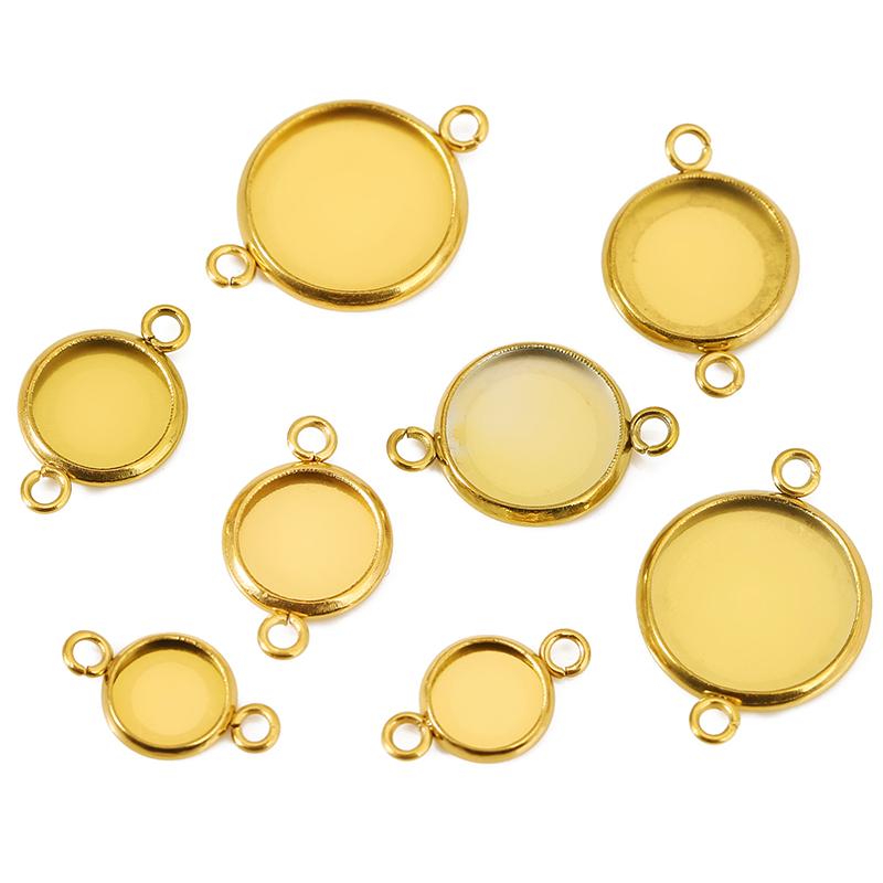 Jewelry Making Tray - 20 stuks nooit-vervagen roestvrijstalen hangers armbanden