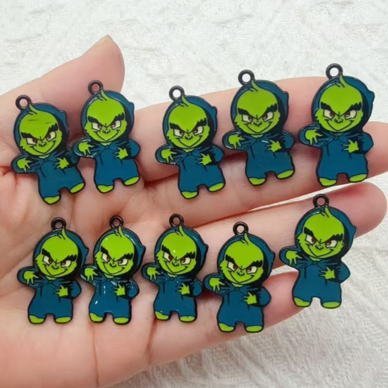 Jewelry Making Factory - 10 stuks legering drip oil cartoon