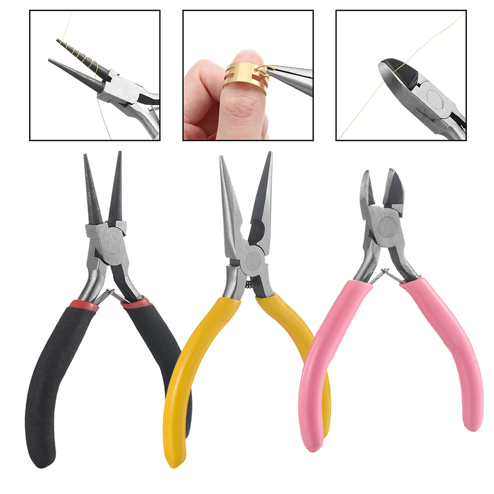 Jewelry Making Loop Pliers - 3 stks/set 3 Stijlen Sieraden Tangen