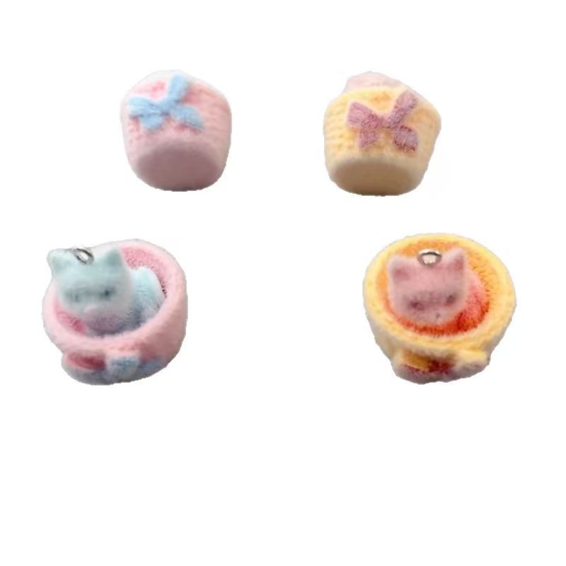 4 stuks 3D pluche hars kattenh - Jewelry Making Factory recensie en prijs