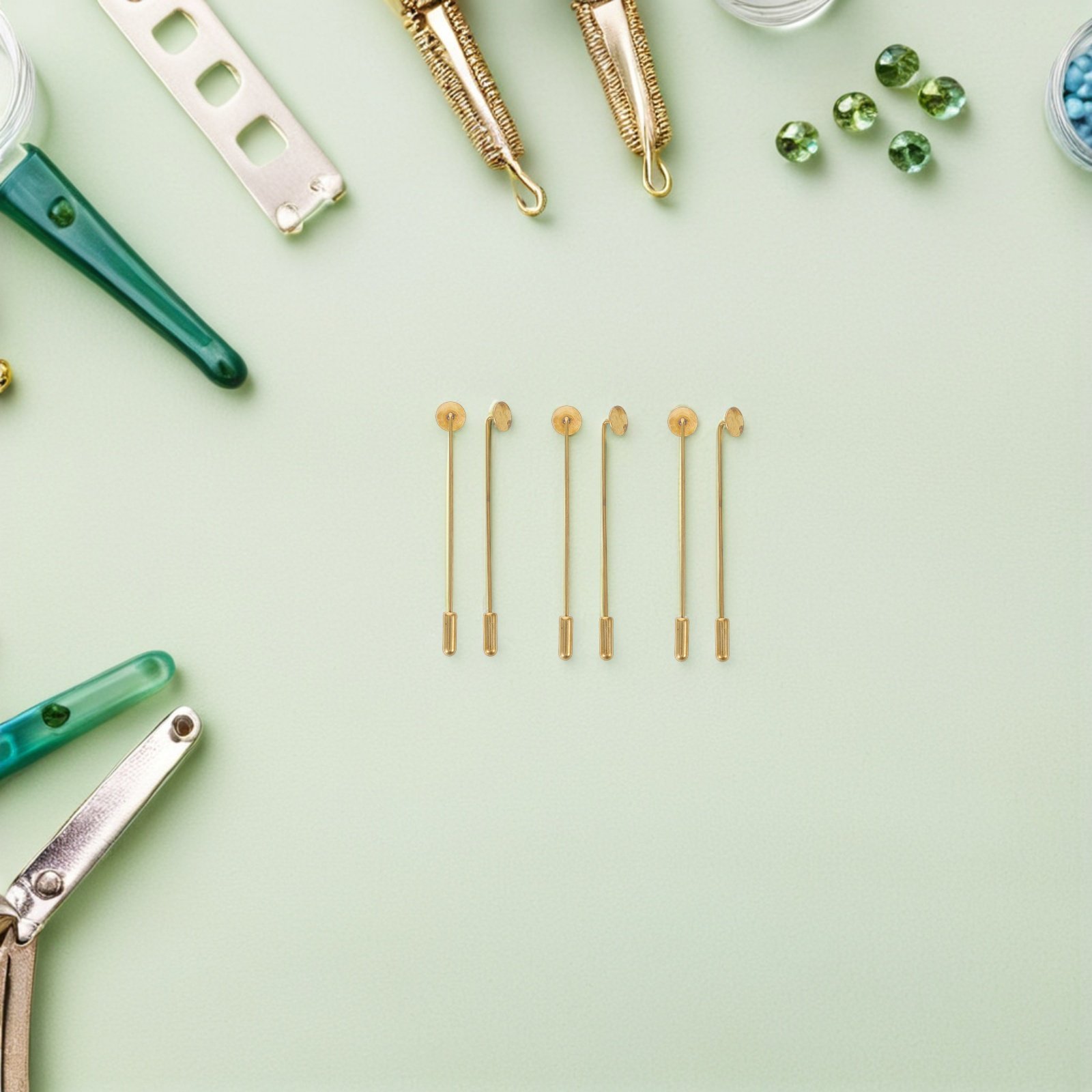 50 sets puur koperen platte ro - Jewelry Making Tray recensie en prijs