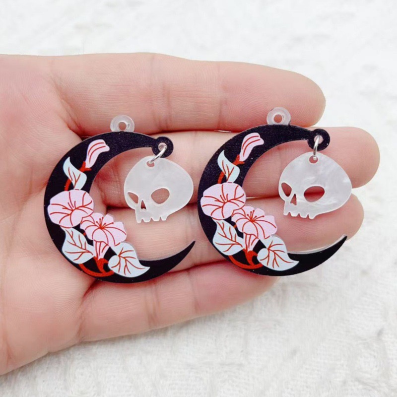 10 stuks Halloween acryl geest - Jewelry Making Factory recensie en prijs