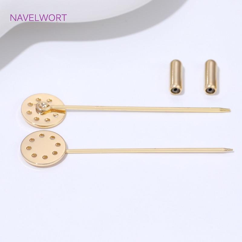 14K Vergulde Lange Broche Veil - Jewelry Making Tray recensie en prijs