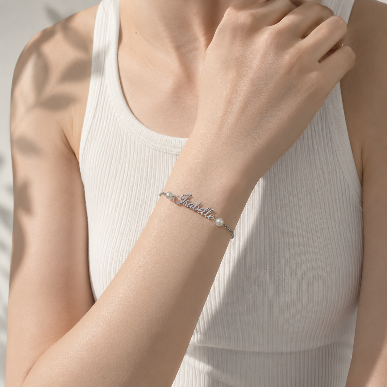 Gepersonaliseerde parelarmband - Lobster Clasp Silver recensie en prijs