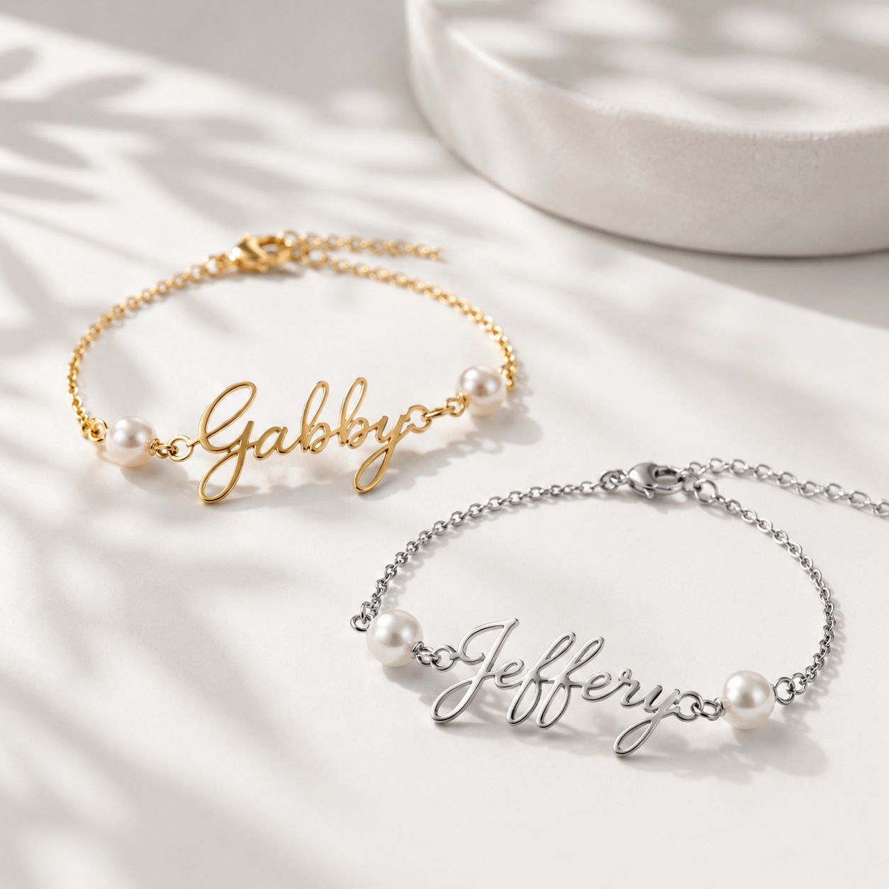 Gepersonaliseerde parelarmband - Lobster Clasp Silver recensie en prijs