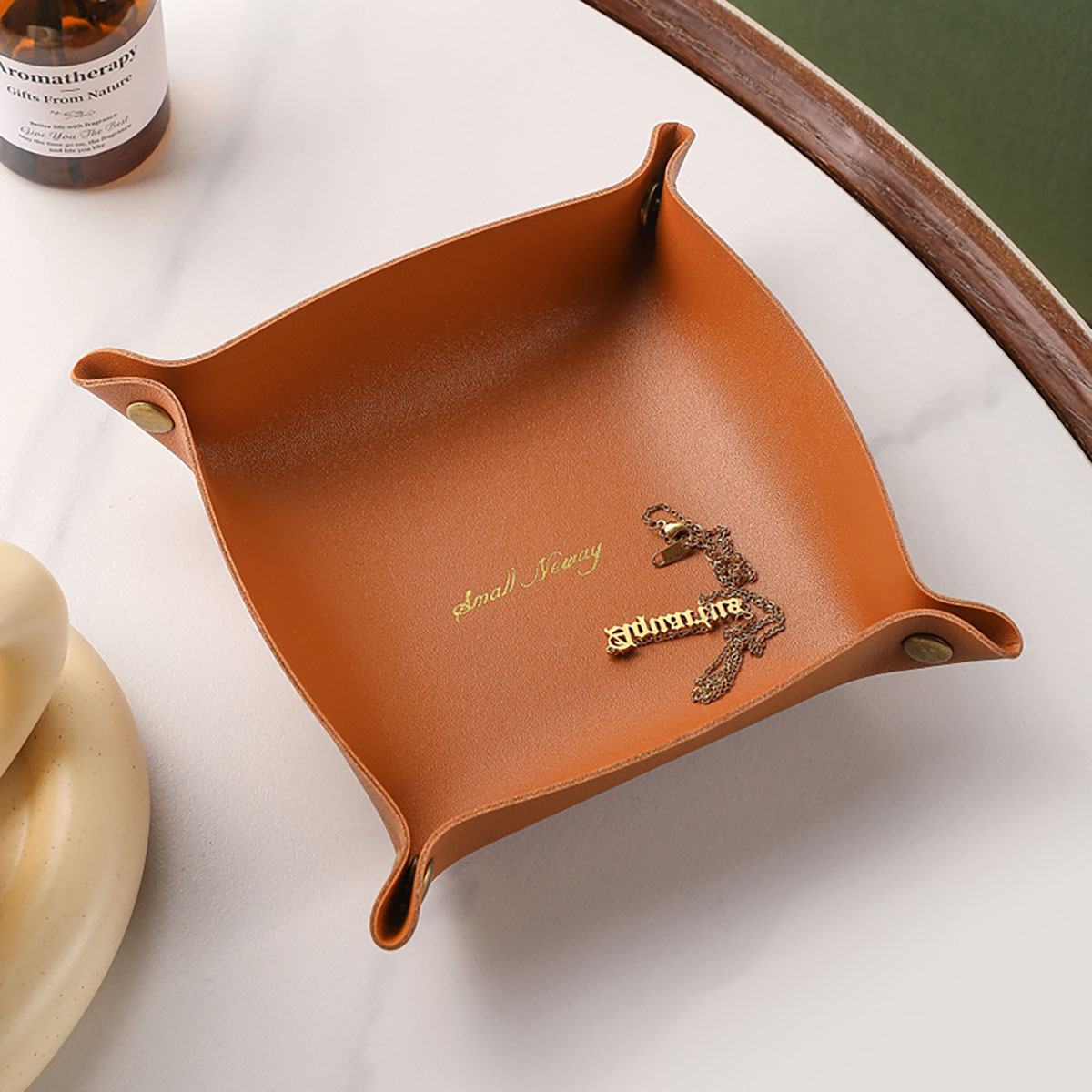 Scandinavische stijl lederen o - Jewelry Making Tray recensie en prijs