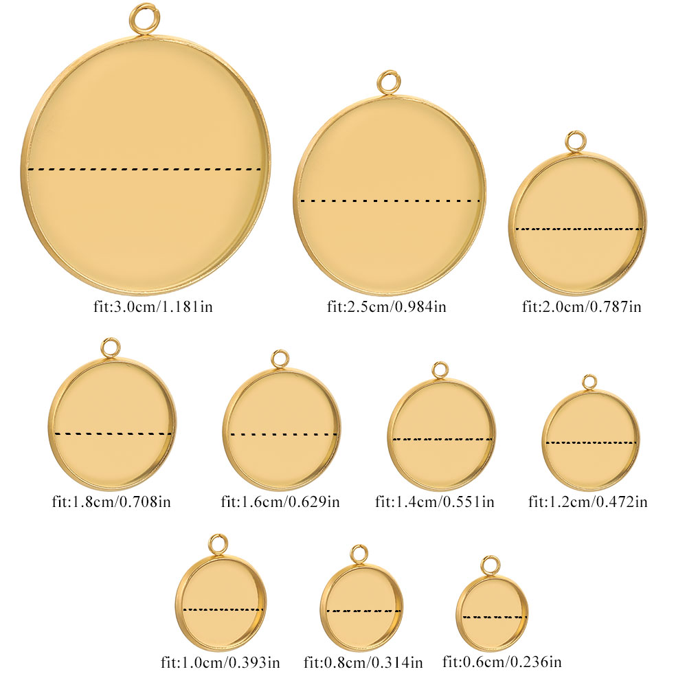 10 stuks gouden roestvrij staa - Jewelry Making Tray recensie en prijs