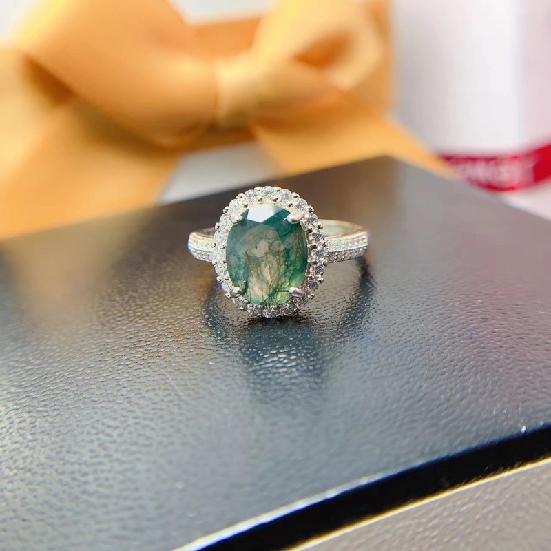 Natuurlijke Mos Agaat Ring Bel - Jewelry Making University recensie en prijs