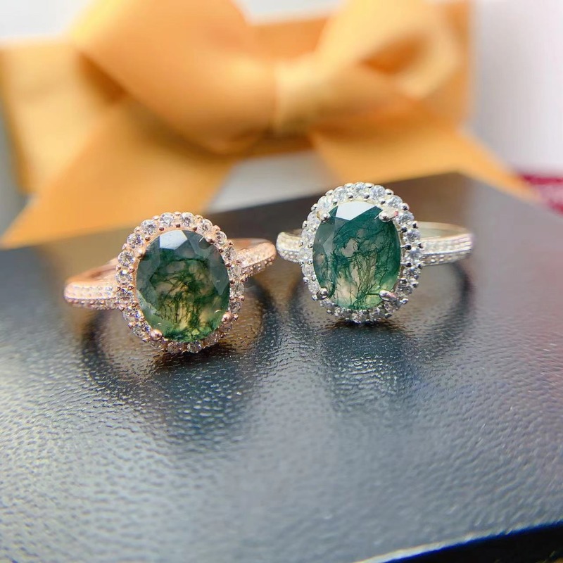 Natuurlijke Mos Agaat Ring Bel - Jewelry Making University recensie en prijs