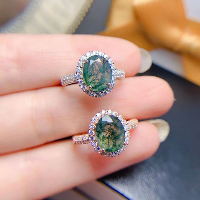 Natuurlijke Mos Agaat Ring Bel - Jewelry Making University recensie en prijs