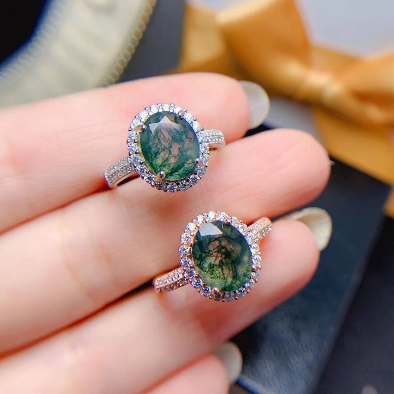 Natuurlijke Mos Agaat Ring Bel - Jewelry Making University recensie en prijs