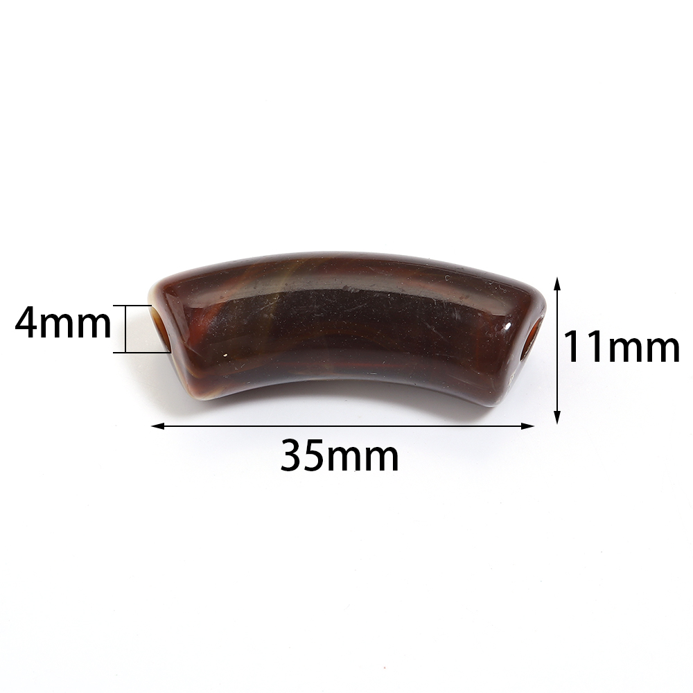 20 stks/partij 35x11mm Acryl G - Crimp Bead Tube recensie en prijs
