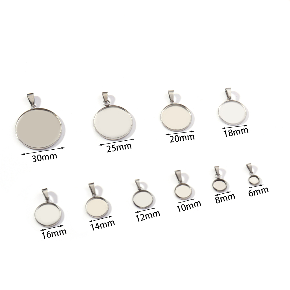 5-10 stuks 6-30mm RVS blanco c - Jewelry Making Tray recensie en prijs