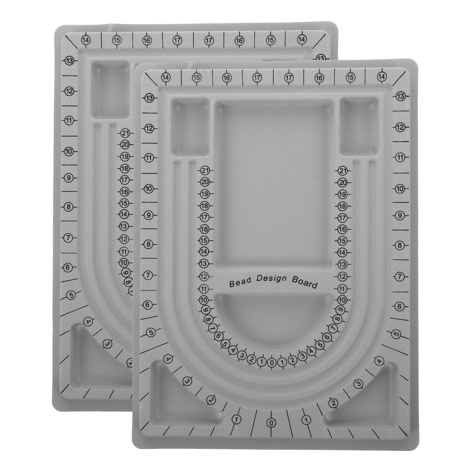 2 stuks kralenontwerpplaten ke - Jewelry Making Tray recensie en prijs