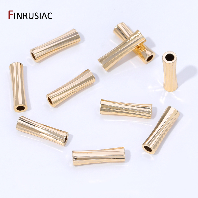 14K verguld messing streepvorm - Crimp Bead Tube recensie en prijs