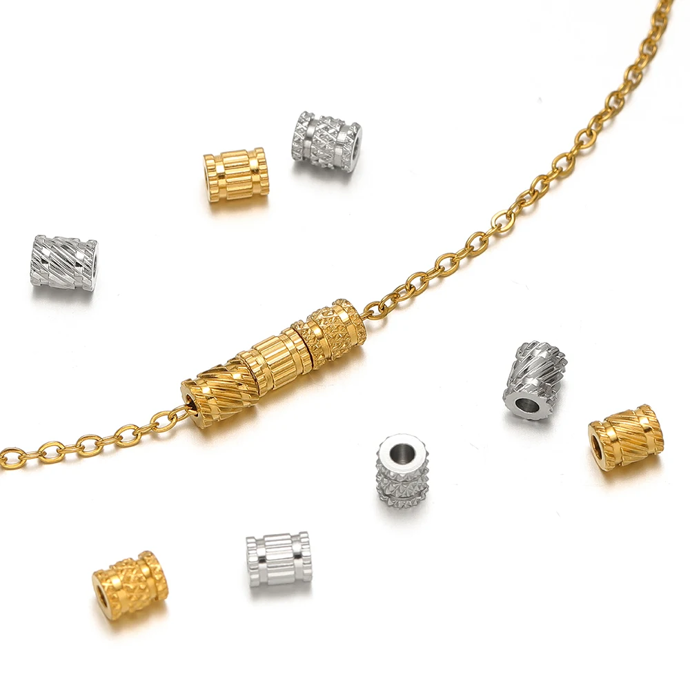 20 stuks PVD goud roestvrij st - Crimp Bead Tube recensie en prijs