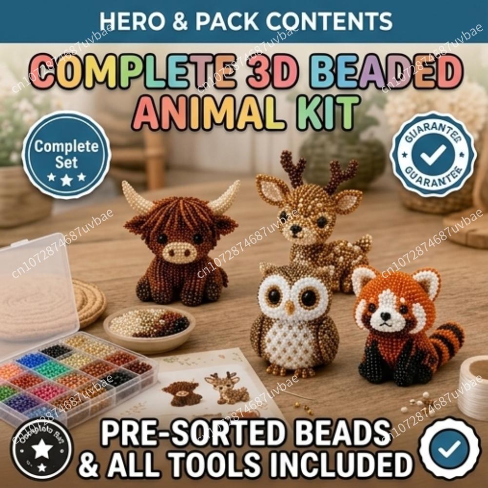 Mini 3D Dierenkraal knutselset - Jewelry Making Kits For Kids recensie en prijs