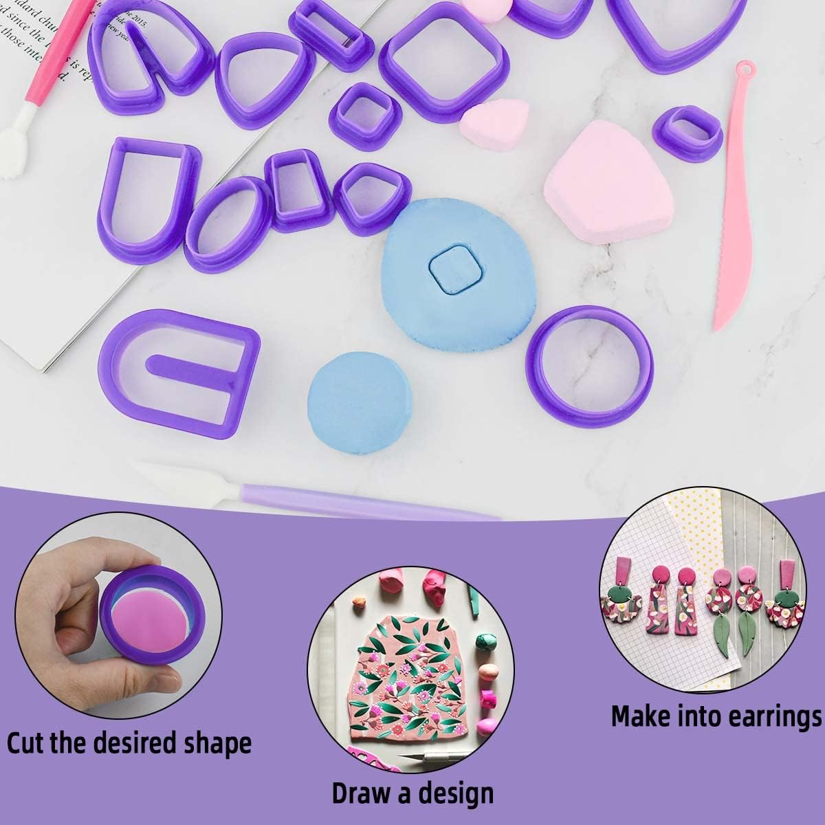 Polymeer Klei Oorbel Maken Kit - Jewelry Making Ring Tool recensie en prijs