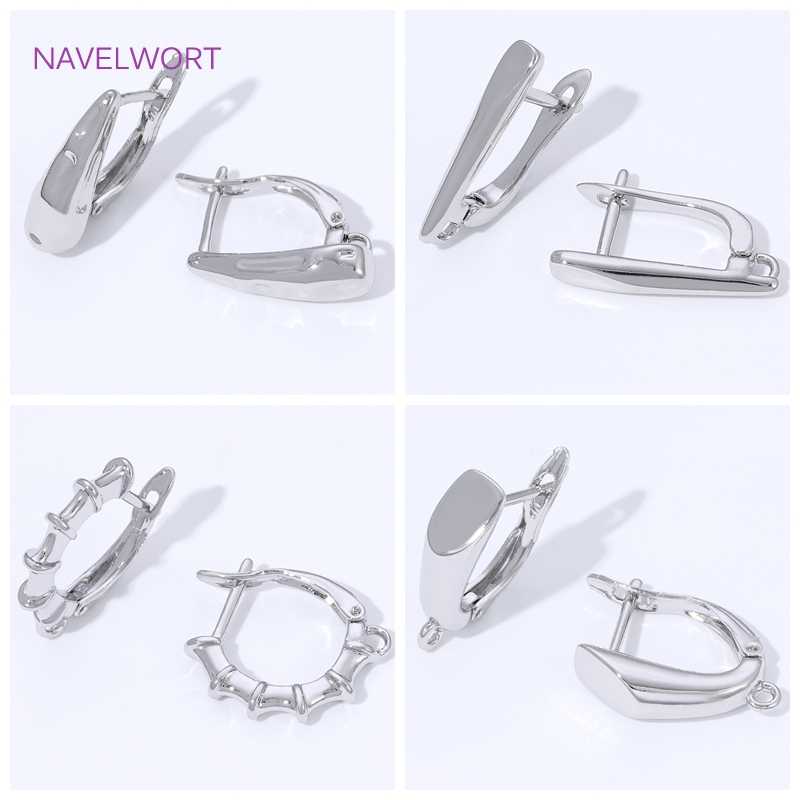 18K vergulde gladde oorhaakjes - Jewelry Making Items recensie en prijs