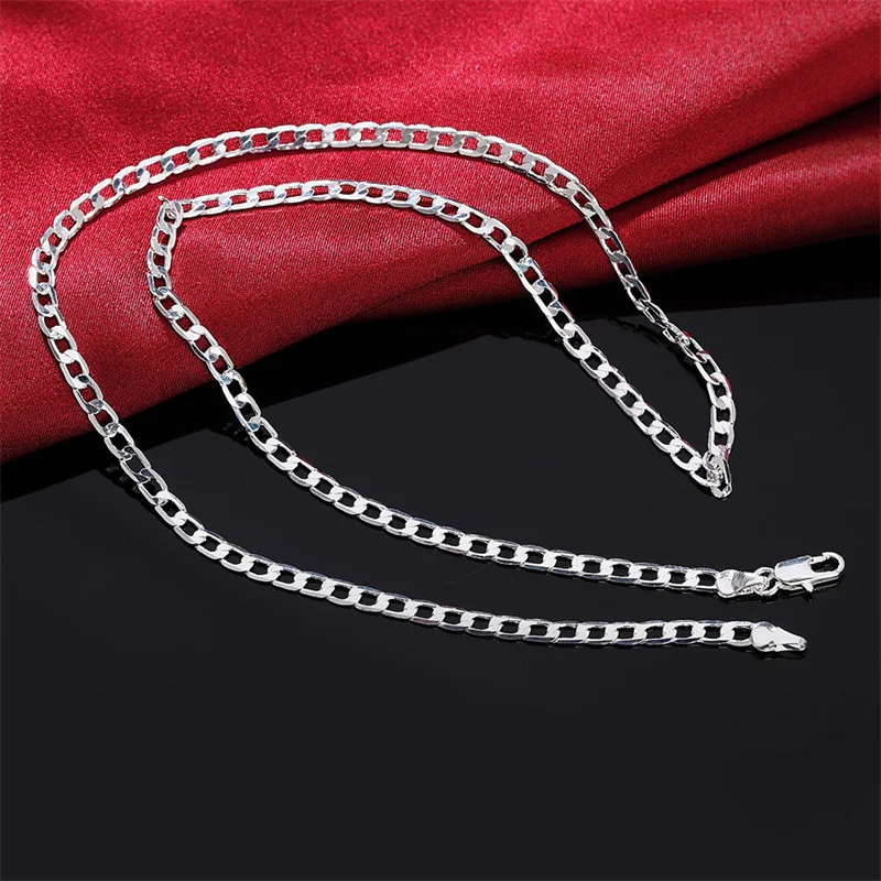 Heren 925 sterling zilveren ke - Lobster Clasp Silver recensie en prijs