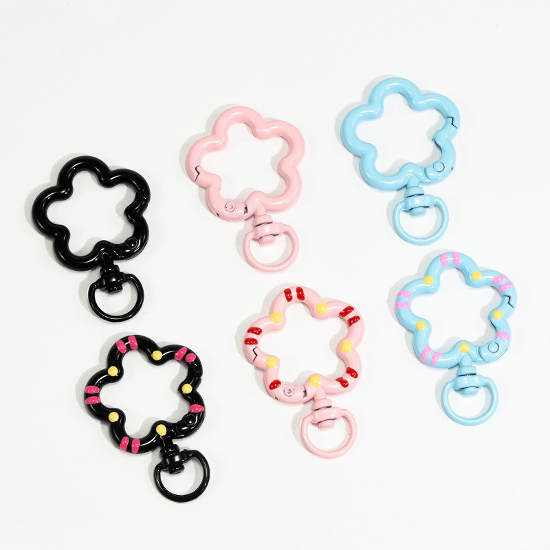 5 stks Bloem Metalen Karabijn  - Jewelry Making Designs recensie en prijs