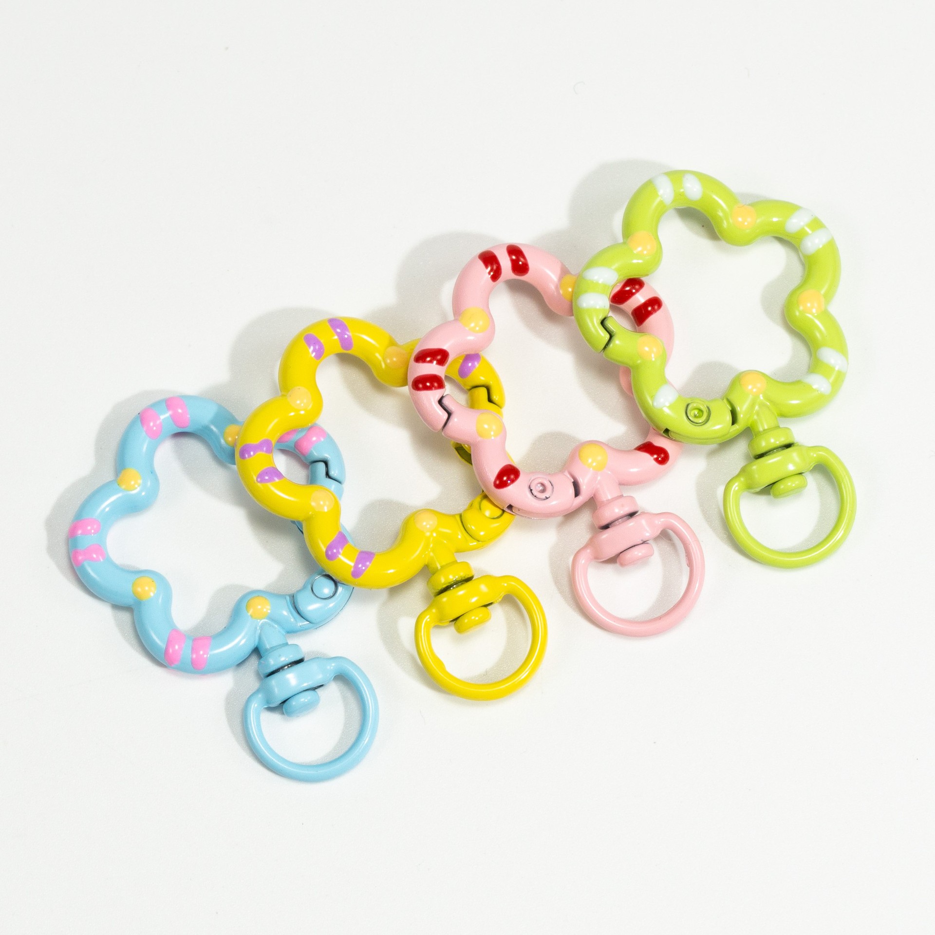 5 stks Bloem Metalen Karabijn  - Jewelry Making Designs recensie en prijs