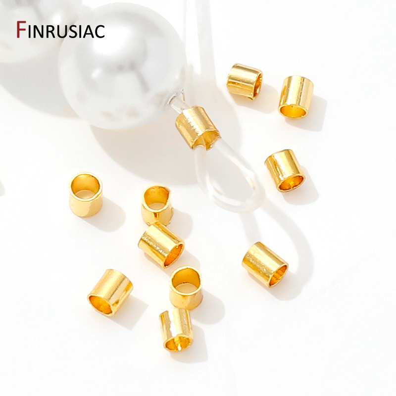 18K Vergulde Messing Buis Krim - Crimp Bead Tube recensie en prijs
