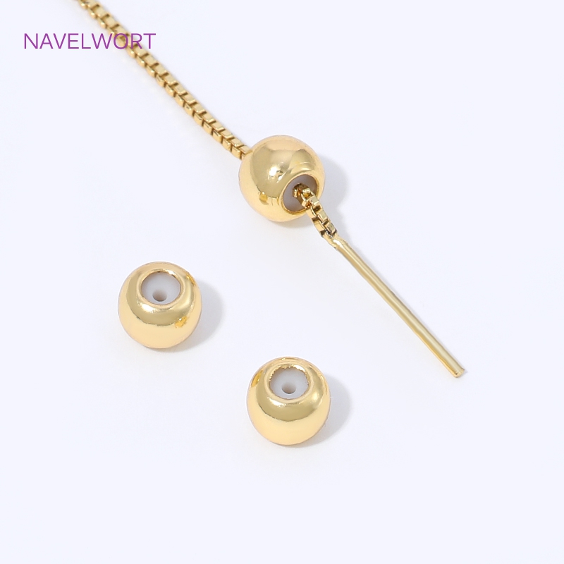 18K vergulde siliconen kraal m - Jewelry Making Items recensie en prijs