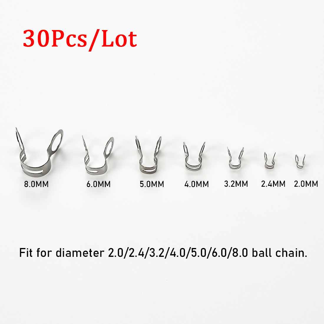 30 Stuks Rvs Ball Chain Connec - Jewelry Making Designs recensie en prijs