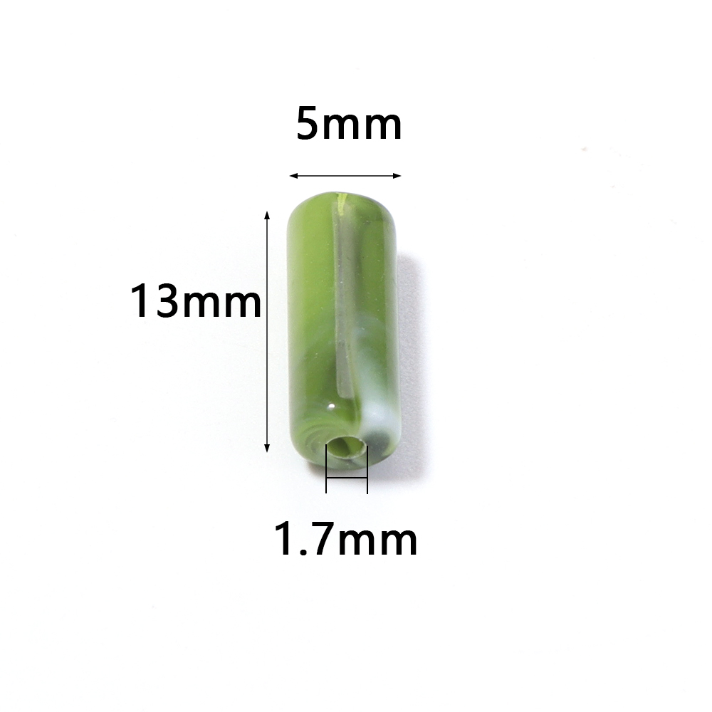 100 Stuks 5X13 Mm Imitatie Jad - Crimp Bead Tube recensie en prijs