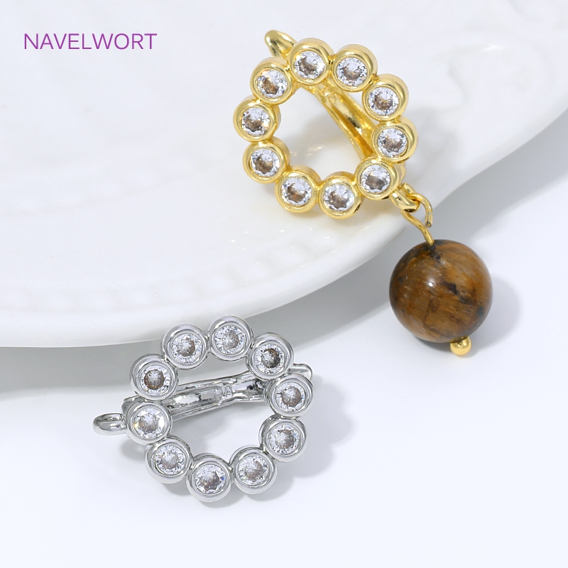 18K vergulde waaier-vormige bl - Jewelry Making Items recensie en prijs