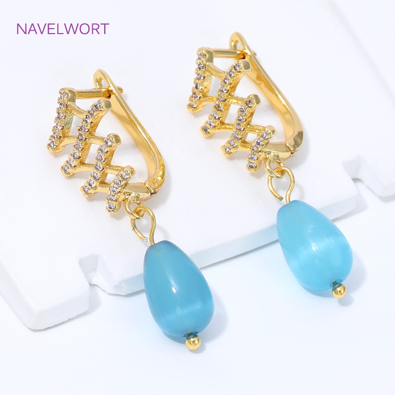 18K vergulde waaier-vormige bl - Jewelry Making Items recensie en prijs