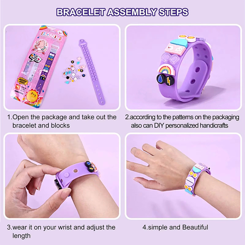 6 stks/set Kids Bouwstenen Sti - Jewelry Making Kits For Kids recensie en prijs