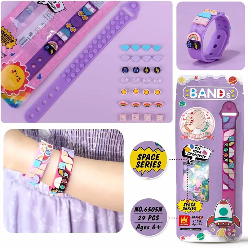6 stks/set Kids Bouwstenen Sti - Jewelry Making Kits For Kids recensie en prijs