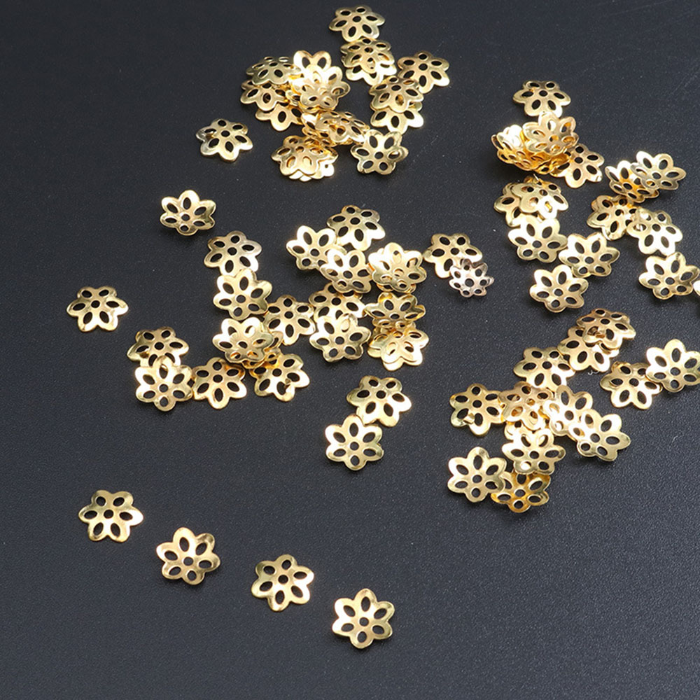 100 Stuks Bloem Kraal Caps Voo - Jewelry Making Bali recensie en prijs