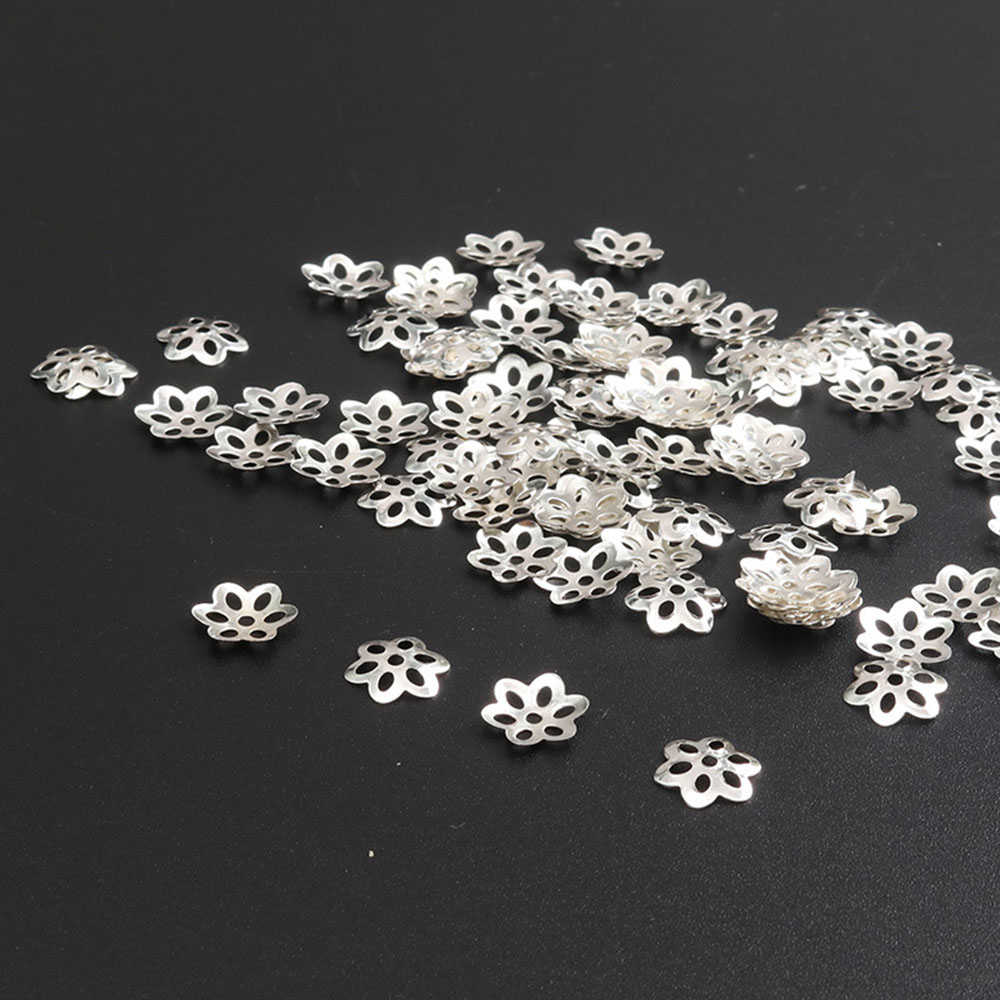 100 Stuks Bloem Kraal Caps Voo - Jewelry Making Bali recensie en prijs