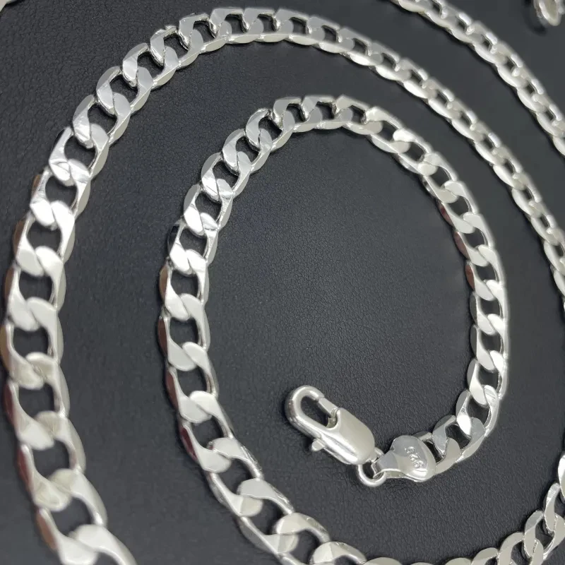 Heren 925 sterling zilveren ke - Lobster Clasp Silver recensie en prijs