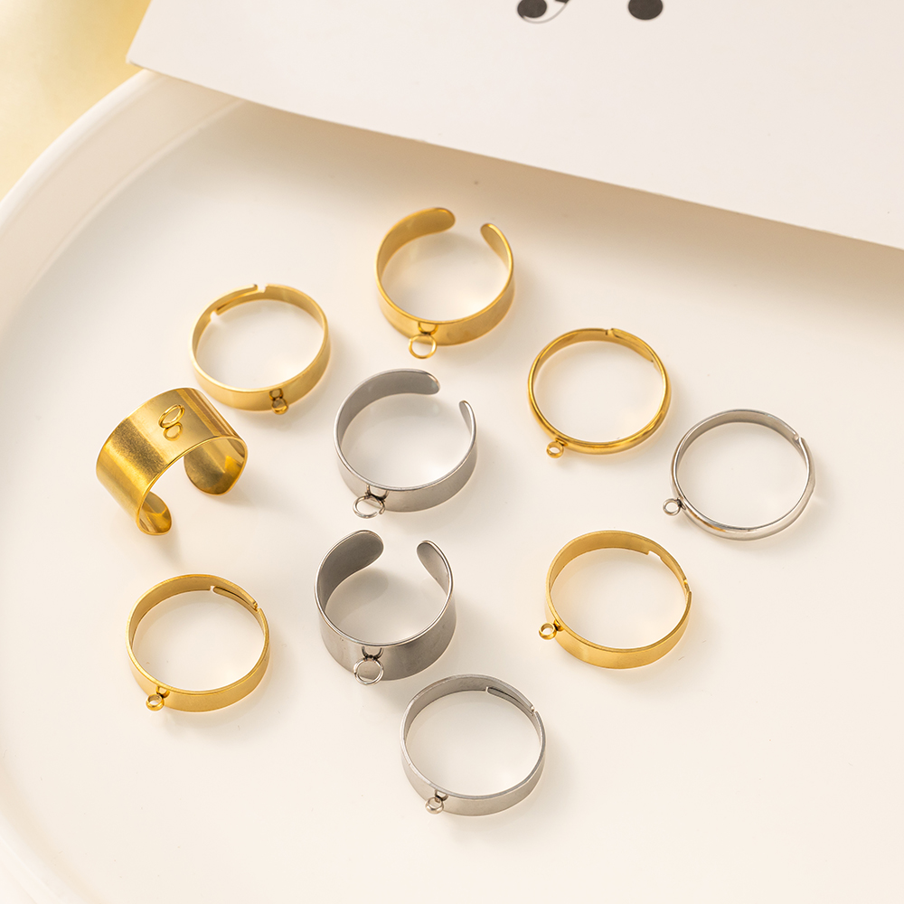 5 stks/partij Rvs Goud Kleur O - Jewelry Making Ring Tool recensie en prijs