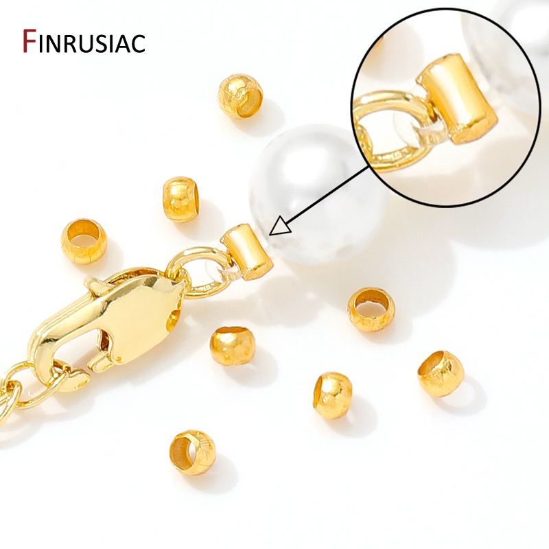 18K Vergulde Messing Ronde/Bui - Crimp Bead Tube recensie en prijs